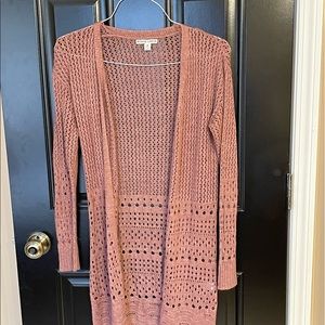 Long cardigan duster